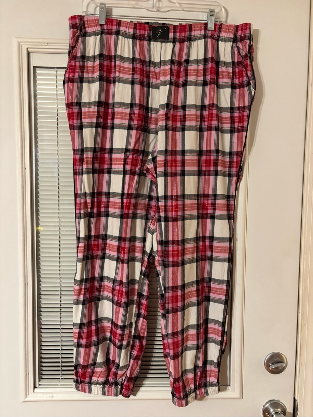 Victoria's Secret Pink, Red & Black Plaid Pajama Pants